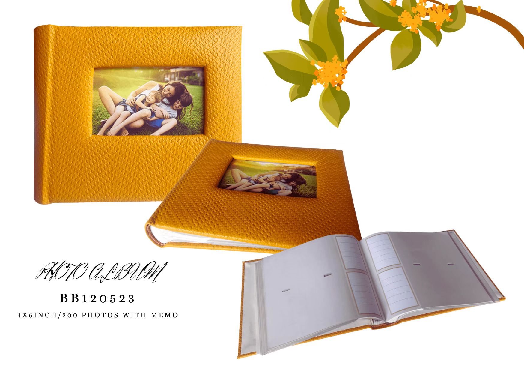 Family Album 200 Photos with Memo