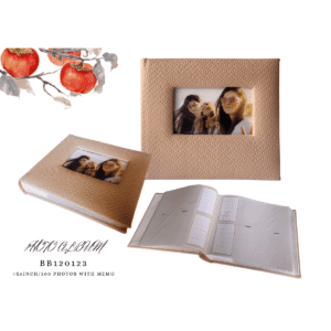 Travel Album Rosy leather 200 Pockets 4“x6"