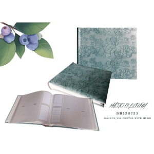 Floral Leather Photo Book 200 Memo Pockets