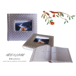 Adventure Silver Leather Album 200 Photos Book Binder