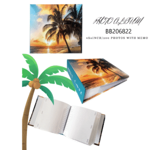 Sea Scenery Photo Album 200 Memo Pockets 4R