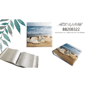 Beach Seashell Album Book 200 Memo Pages 4R