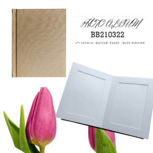 Linen Photography Album 25 Matted Pages 5R