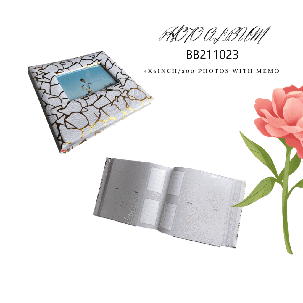 Sparkle Glittering Pattern Picture Album 200 Pockets 10x15cm