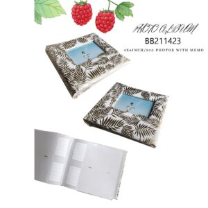 Leaf Leather Album 200 Slip in Pockets 10x15cm