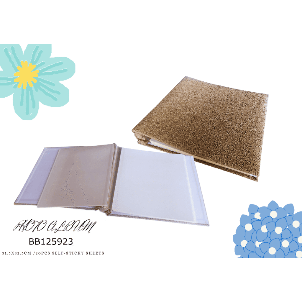 Leather Album 20 Self-adhesive Pages 31.5x32.5cm
