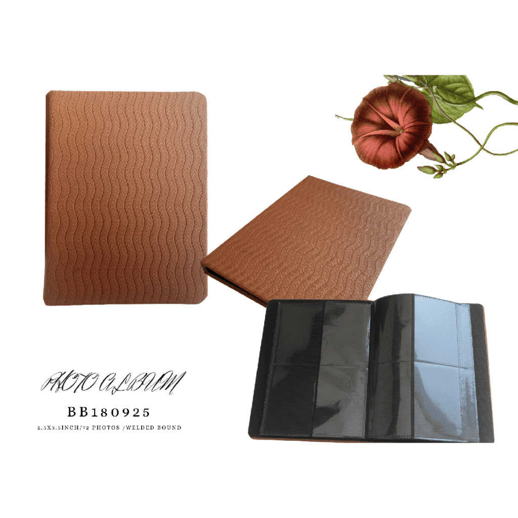 Card Album Folder 4 Pocket 72 Pockets 2.5"x3.5"