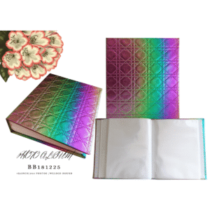 Hexagon Iridescent Album 200 Slip in Photos  4"x6"
