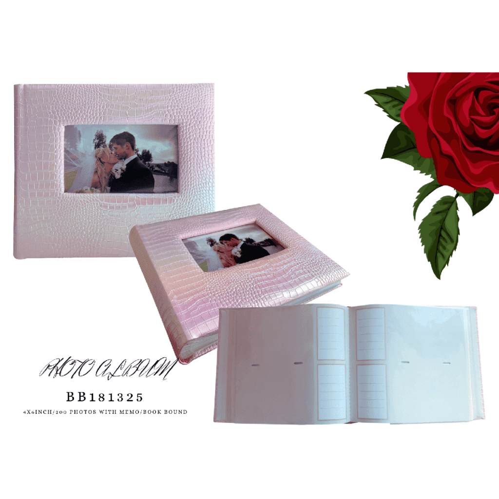 Holo Pearl Purple Album 200 Memo Pages 10x15cm