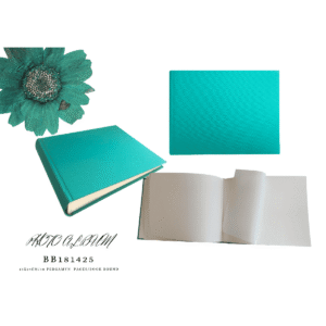 Linen Cover Album 40pcs Wax Paper Pages 18x24cm