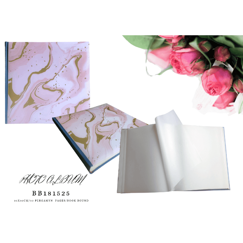 Scrapbook Photo Album 30pcs 30x30cm Wax Pages