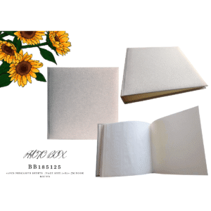 Pergamin Album 40 sheets 24X24cm Gray Linen