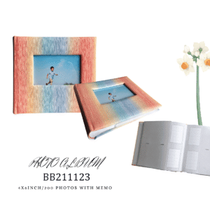 Rainbow Photo Album 200 Photographs Slip in 7"x5”