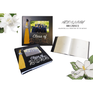 Black Graduation Class Photo Album with Tassel Holder 4R
