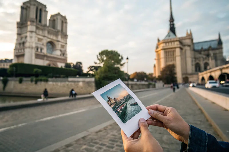 A collection of travel albums with world maps and travel motifs