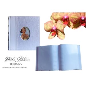 White Leather Window Album 100 Photos 6"x8"