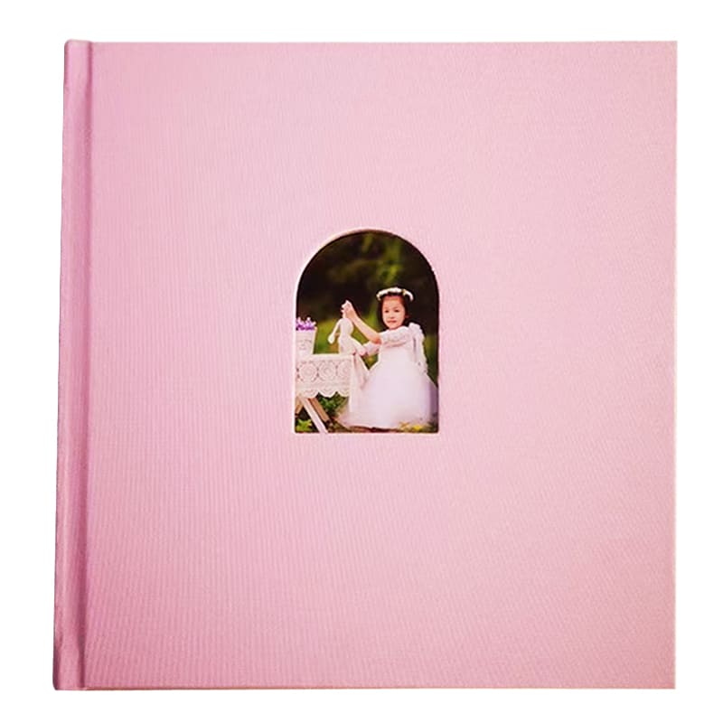 Polaroid Photo Album Pink Fabric