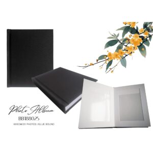 Instax Fujifilm Black Fabric Photo Album 20 Slots 6x9cm