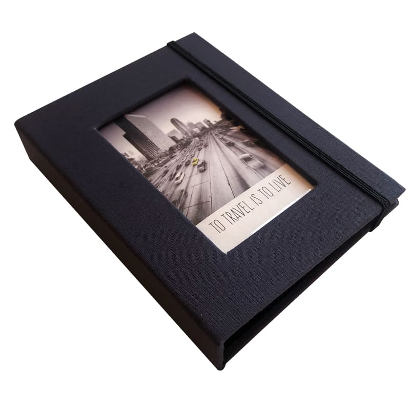 Black Fabric Photo Book