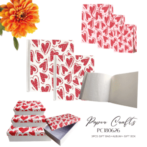 Heart Paper Crafts Bag&Album Journal Set