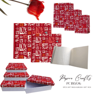 Paper Package Crafts Red Box &Album Collection