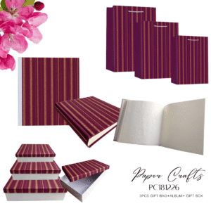 Stripe Design Gift Storage Stuffs Box and Bag