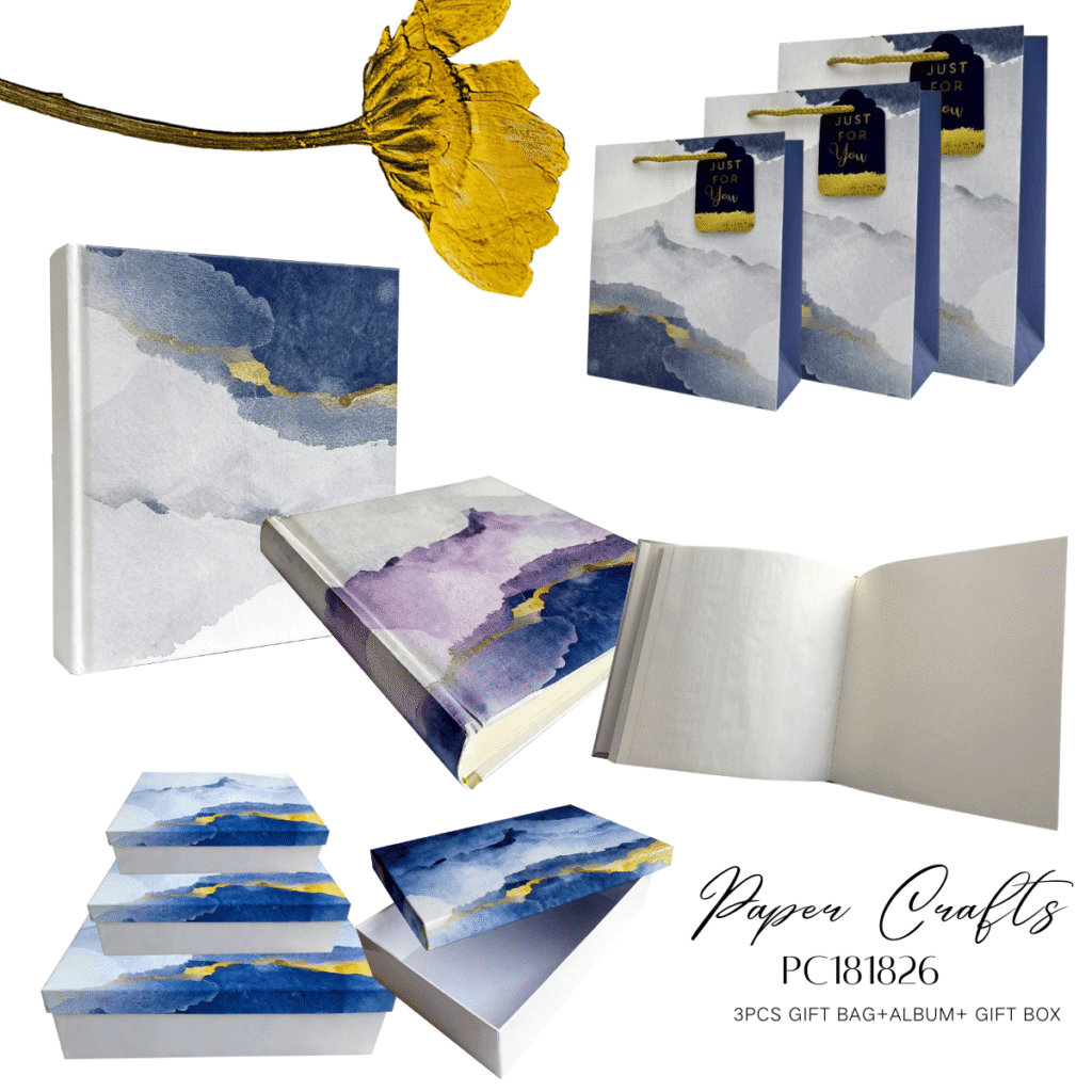 Mountain Scenery Gift Box&Bag with Album set