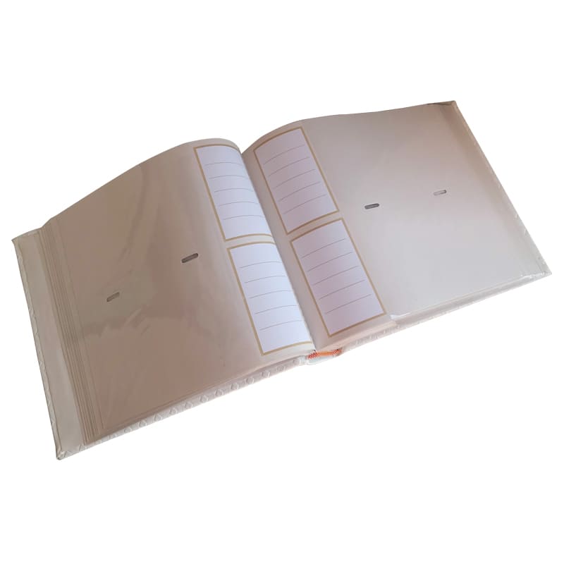 Paper pages slip in memo Album