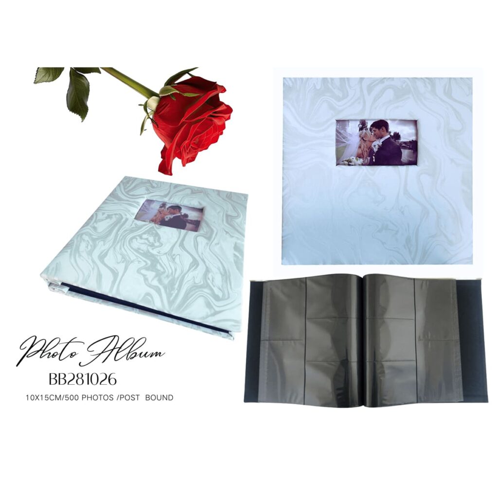 Creamy Big Capacity Wedding Album 500 Photos 4R