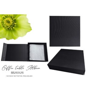 Instax Black Fabric Album Mix pages Ring Binder